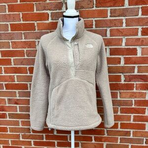 The North Face Tan Fleece Pullover Hoodie